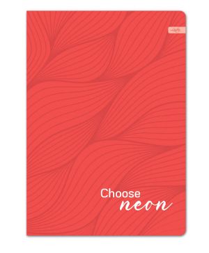 Тетрадка A4 Lastva Neon, 52л, редове