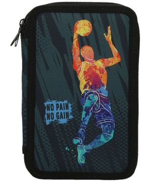 Несесер Street Hoop, 2 ципа, празен, 21х13х5см