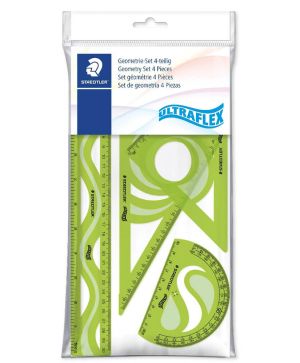 Геометричен комплект Staedtler 30см. огъваем,4 части