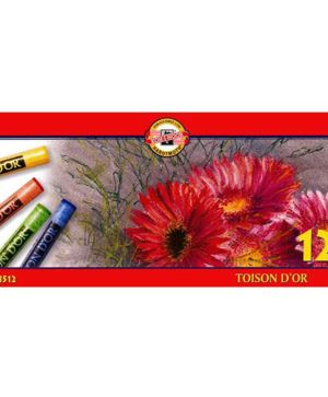Комплект сухи пастели KOH-I-NOOR 8512, 12 цвята