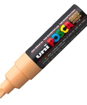 Перманентен маркер Uni Posca PC-8M на водна основа, 8 mm, Светлооранжев