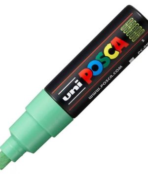 Перманентен маркер Uni Posca PC-8M на водна основа, 8 mm, Светлозелен