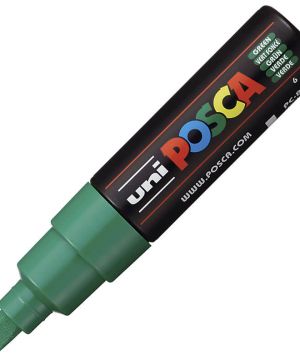 Перманентен маркер Uni Posca PC-8M на водна основа, 8 mm, Зелен