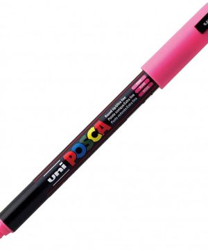 Перманентен маркер Uni Posca PC-1MR на водна основа, 0.7 mm, Розов