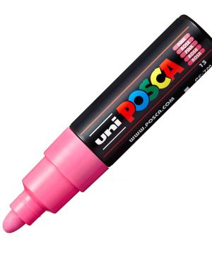 Перманентен маркер Uni Posca PC-7M на водна основа, 4.5-5.5 mm, Розов