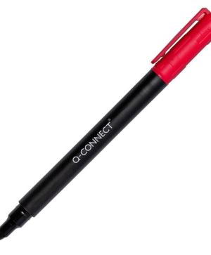 Маркер Q-Connect за CD/DVD S 0.6 mm, Червен