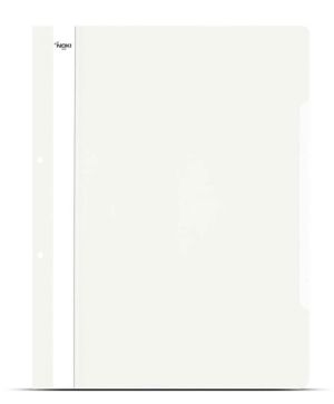 Папка PVC с перфорация, Noki 48288, Бял