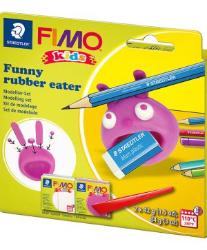 Глина Staedtler Fimo Kids 2x42g, Rubber eater