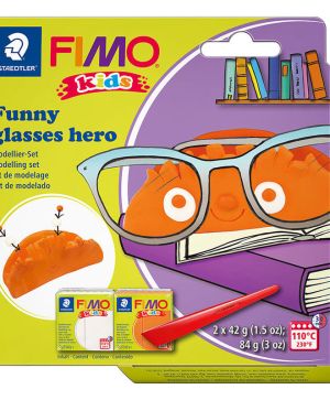Глина Staedtler Fimo Kids 2x42g, Glasses hero