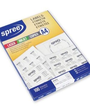Етикети в кутия Spree 15бр на лист, 70x56мм