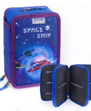 Несесер Lared D04-019, 3 ципа, празен