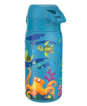 Бутилка за вода ION8 Print, метална 400ml Sea