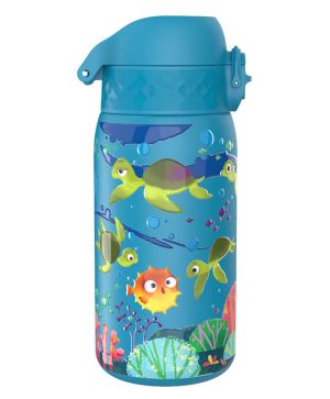 Бутилка за вода ION8 Print, метална 400ml Sea