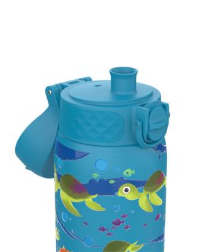 Бутилка за вода ION8 Print, метална 400ml Sea