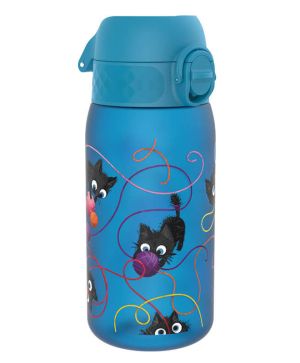 Бутилка за вода ION8 Print, рециклирана пластмаса 350ml Cats