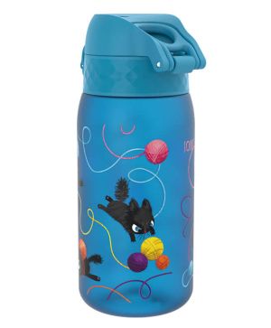 Бутилка за вода ION8 Print, рециклирана пластмаса 350ml Cats