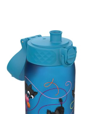 Бутилка за вода ION8 Print, рециклирана пластмаса 350ml Cats
