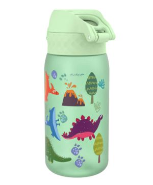 Бутилка за вода ION8 Print, рециклирана пластмаса  350ml Dino