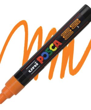Перманентен маркер Uni Posca PC-5M на водна основа, 1.8-2.5 mm, Яркожълт