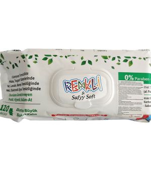 Мокри кърпи Renkli Sufyy Soft, 120броя с капак