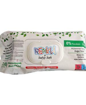 Мокри кърпи Renkli Sufyy Soft, 100броя с капак