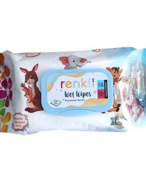 Мокри кърпи Renkli Premium Baby с капак, 120бр