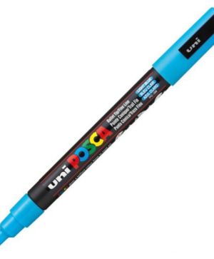 Перманентен маркер Uni Posca 0.9-1.3mm Светлосинсин