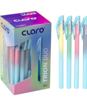 Химикалка Claro Duo Pastel, 1mm