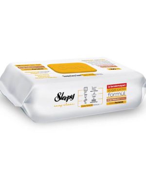 Мокри кърпи Sleepy за почистване, 100бр, Жълт