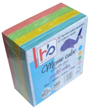 Кубче HB подлепено, 85x85, 350л Пастел