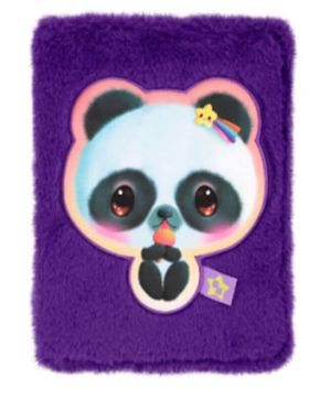 Бележник Bangoberry Pally panda, 192 стр, плюшен