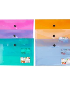 Папка PVC с копче A5 BG1005A,асорти