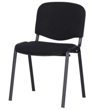 Посетителски стол 1130 Е Черен