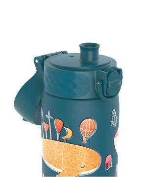 Бутилка за вода ION8 Print, метална 600ml Whale