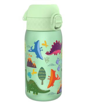 Бутилка за вода ION8 Print, рец.пл. 350ml Dinosa