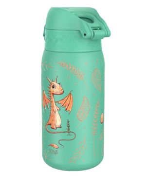 Бутилка за вода ION8 Print, метална 400ml Dragon