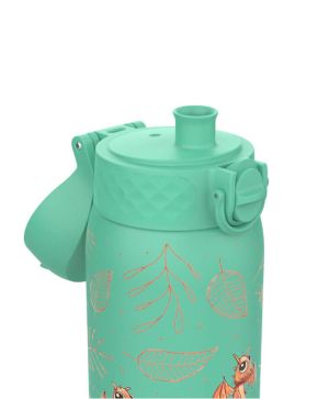 Бутилка за вода ION8 Print, метална 400ml Dragon