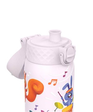 Бутилка за вода ION8 Print, метална 400ml Animal