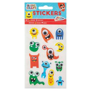 Стикери Moxy, 12бр Чудовища