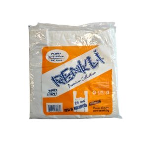 Торбичка Renkli 30х60см,100бр Бял