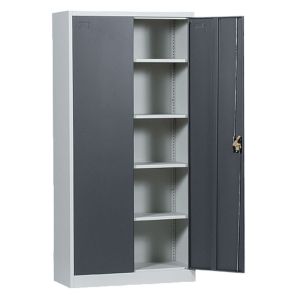 Метален шкаф Carmen CR-1235 L Сив+Графит