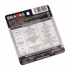 Видео балун HD BRAVAS с клипса комплект /2бр./