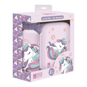 Комплект Must Unicorn кутия за храна+бутилка