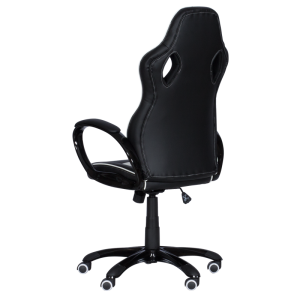 Геймърски стол Carmen 7502 - бял-черен