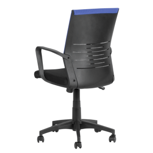 Работен офис стол Carmen 7041 - черен - син