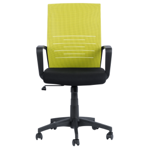 Работен офис стол Carmen 7041 - черен - зелен