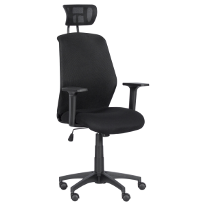 Президентски офис стол Carmen 7535 - черен