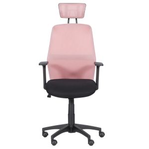 Президентски офис стол Carmen 7535 - розово - черен