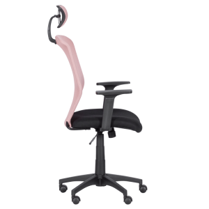 Президентски офис стол Carmen 7535 - розово - черен