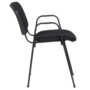 Посетителски стол Carmen 1137 LUX - черен